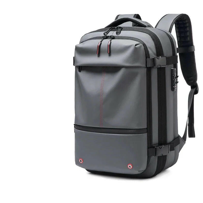Travel Men 17 Inch Laptop Backpack Vacuum Compression Backpack Business Large Capacity School Backpack Expand Outdoor Backpack.
