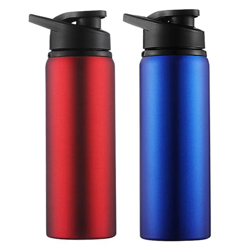 Stainless steel sports water bottle designed for durability and optimal hydration during workouts