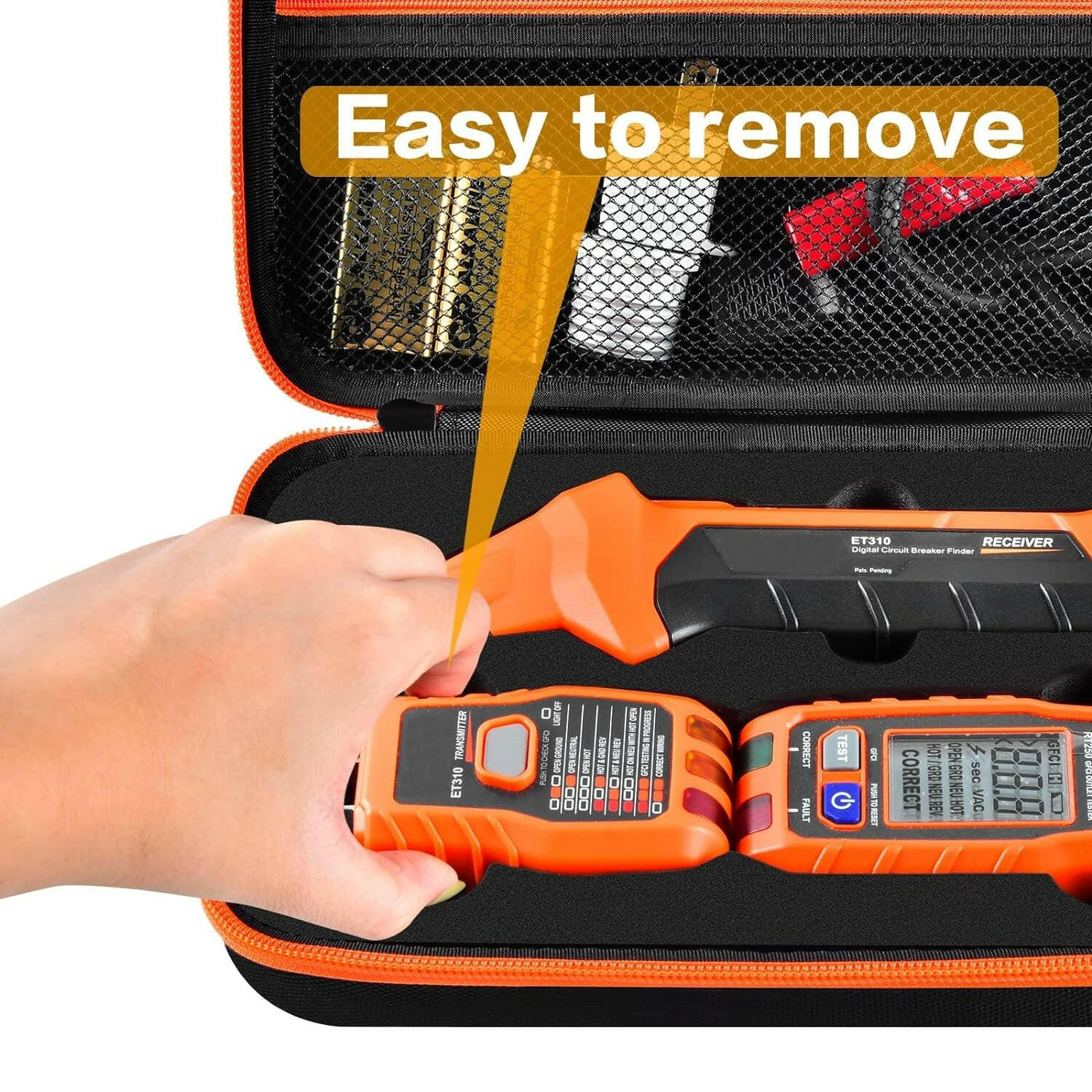 Storage Case for Klein Circuit Breaker Finder, Outlet Repair Kit & GFCI Tester - Box Only.