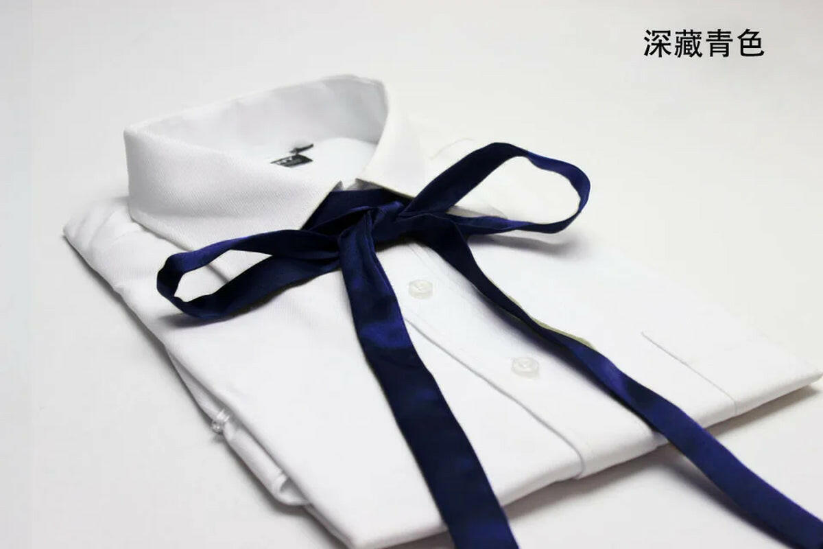 School Uniform Women Bowtie Ribbon Led Rope New Necktie Handmade Womans Clothing Shirt Butterfly Bow Tie for Women.