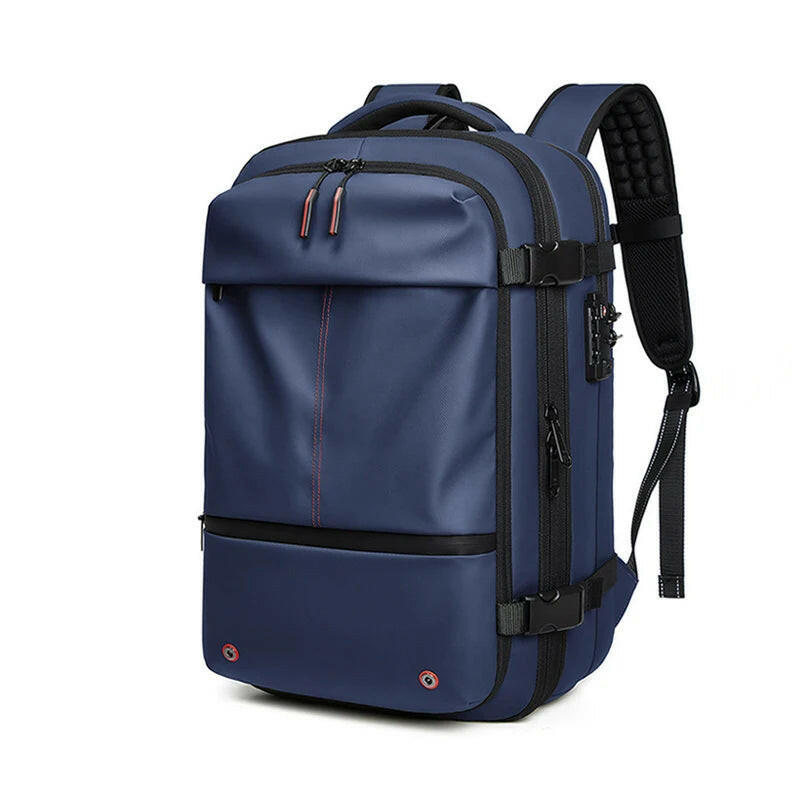 Travel Men 17 Inch Laptop Backpack Vacuum Compression Backpack Business Large Capacity School Backpack Expand Outdoor Backpack.