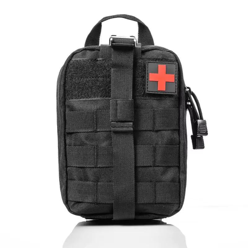 Survival Kit and First Aid Set for Outdoor Adventures.