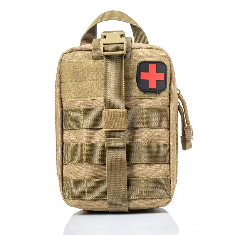 Survival Kit and First Aid Set for Outdoor Adventures.
