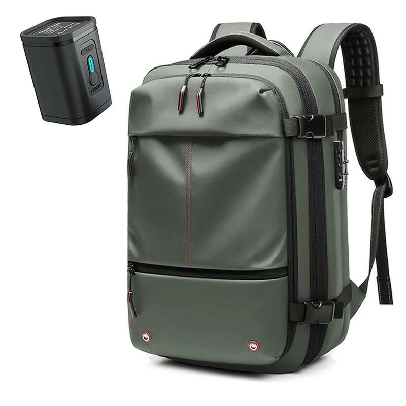 Travel Men 17 Inch Laptop Backpack Vacuum Compression Backpack Business Large Capacity School Backpack Expand Outdoor Backpack.