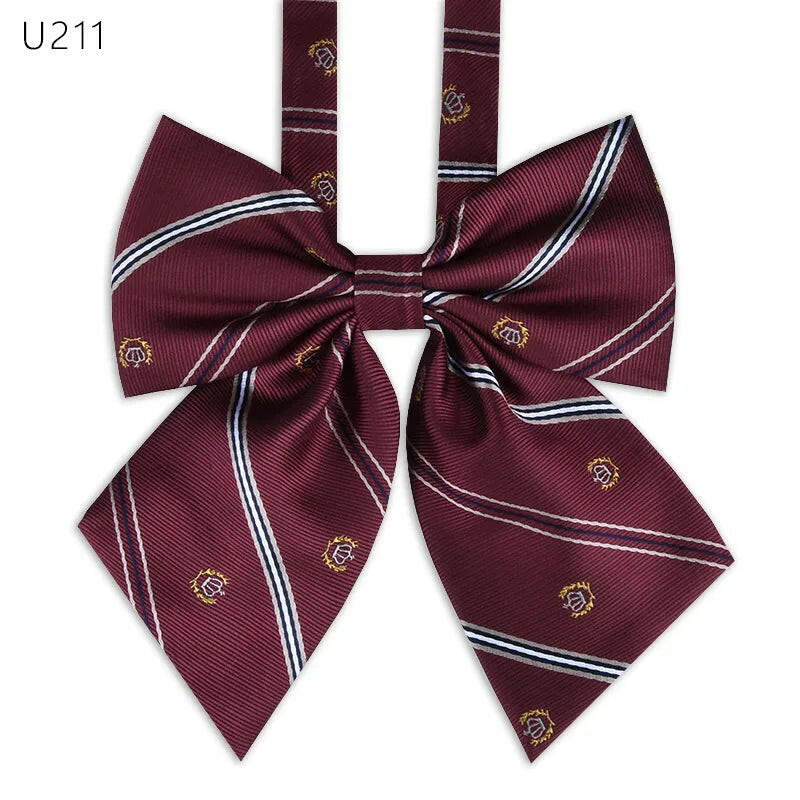 School Uniform Women Bowtie Ribbon Led Rope New Necktie Handmade Womans Clothing Shirt Butterfly Bow Tie for Women