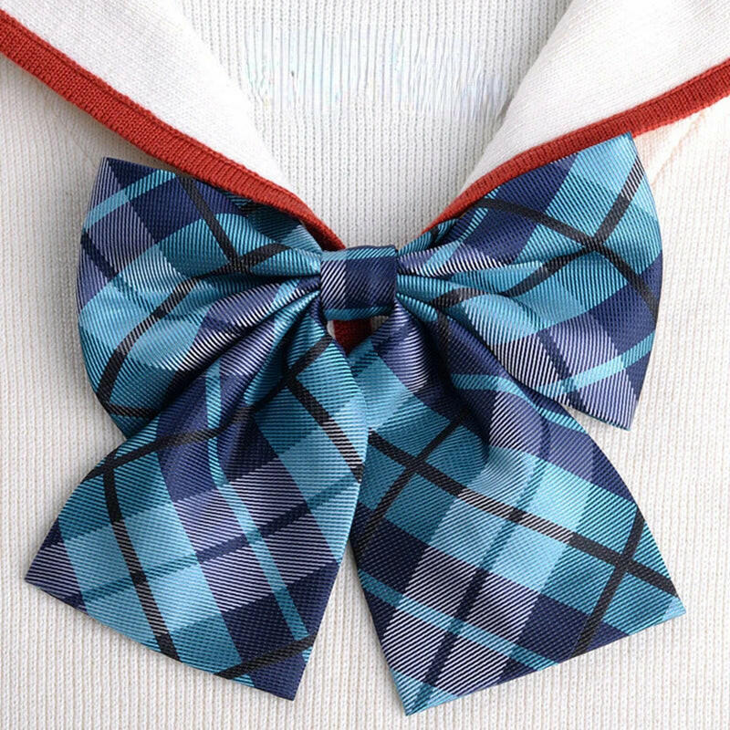 School Uniform Women Bowtie Ribbon Led Rope New Necktie Handmade Womans Clothing Shirt Butterfly Bow Tie for Women