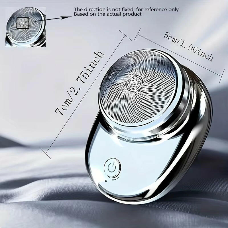 1PC Electric Shaver Charging Mini Pocket Travel Razor Portable Wireless Detachable Shaver Facial Beard Hair Trimmer.