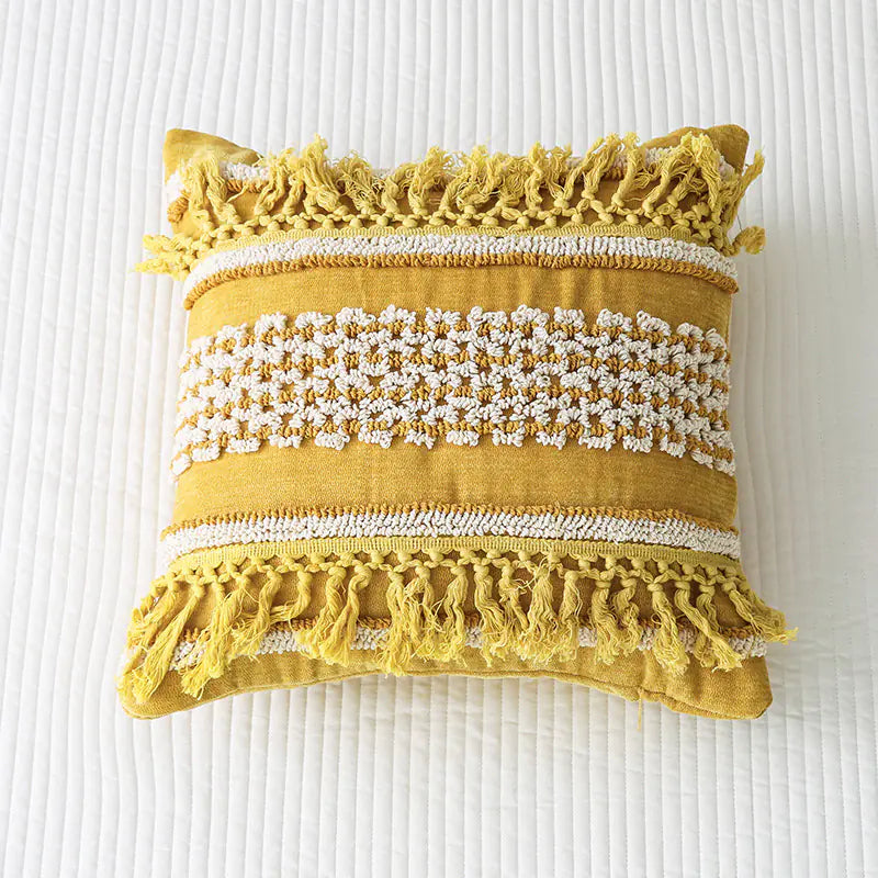 Bohemian Velvet Handmade Embroidery Cushion Cover