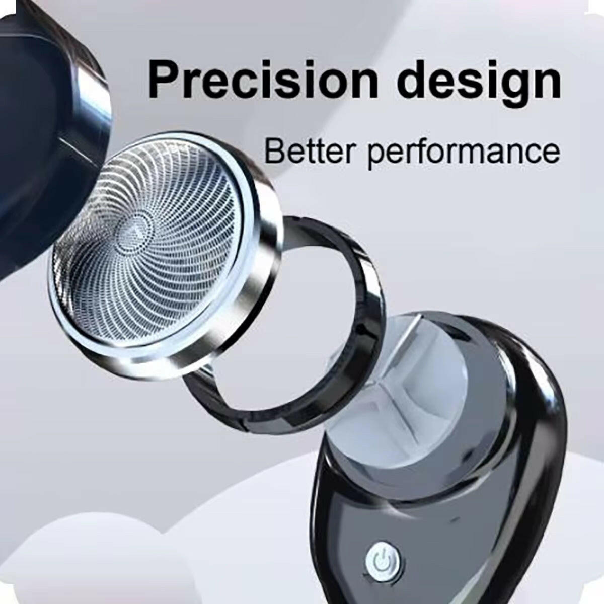 1PC Electric Shaver Charging Mini Pocket Travel Razor Portable Wireless Detachable Shaver Facial Beard Hair Trimmer.