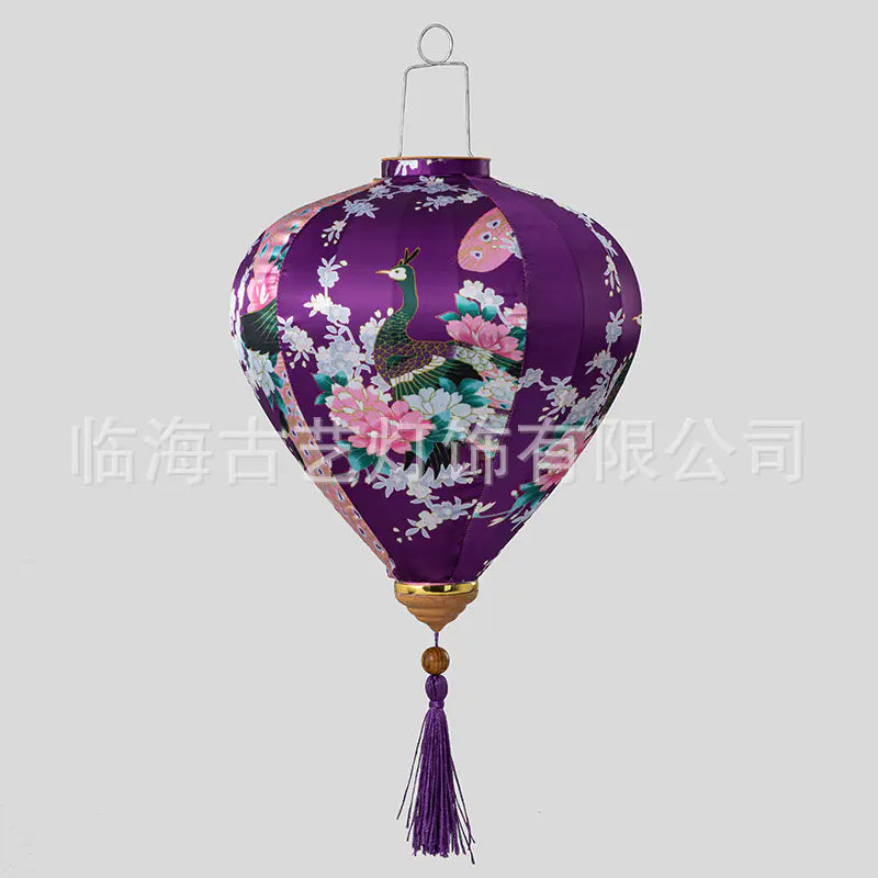 Traditional Chinese Peacock Lantern for Festivals