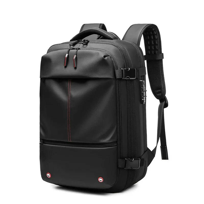 Travel Men 17 Inch Laptop Backpack Vacuum Compression Backpack Business Large Capacity School Backpack Expand Outdoor Backpack.