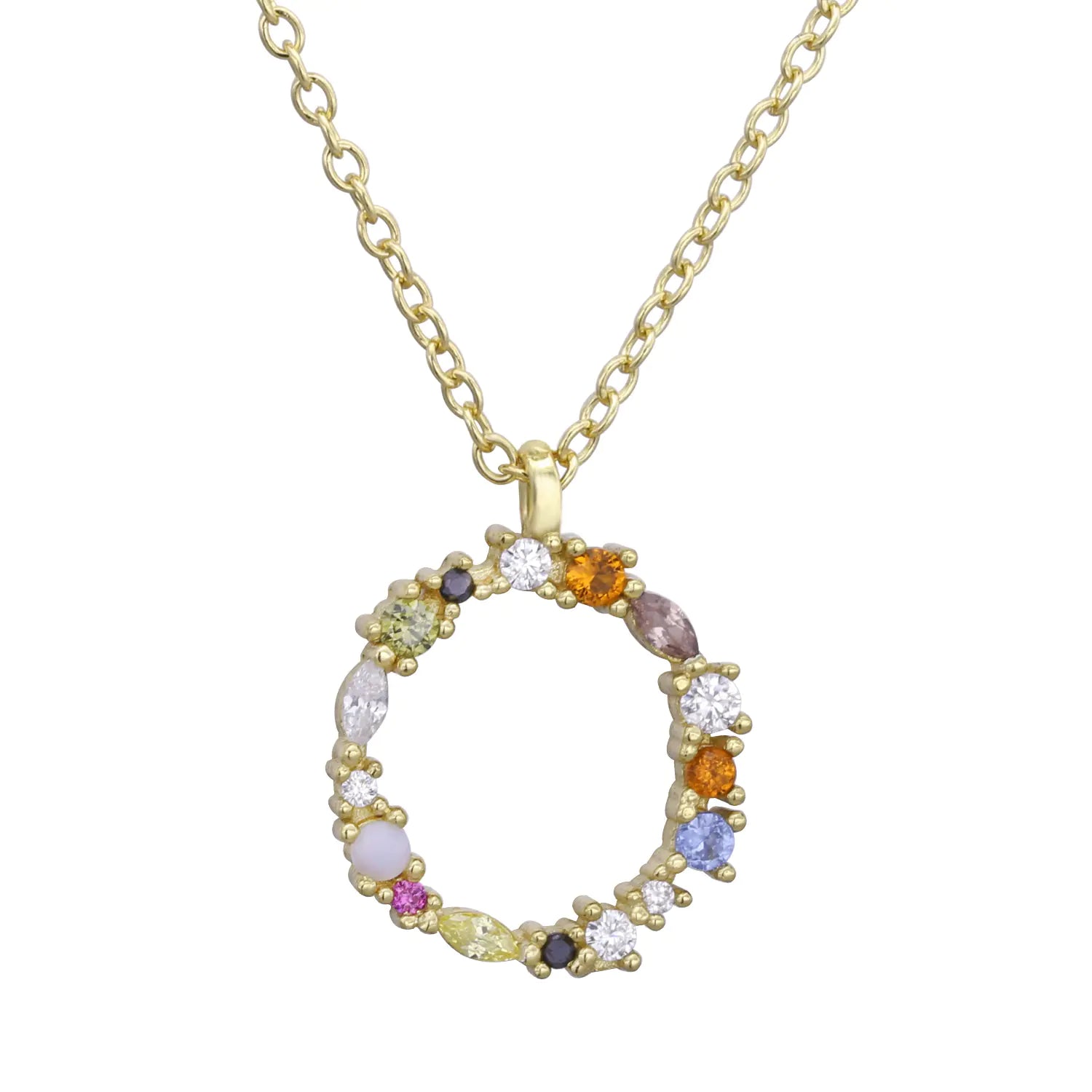 S925 Sterling Silver DIY Letter Pendant Necklace