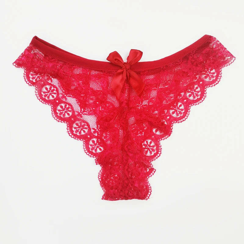 Sexy Lace Thong Women Butterfly Low Waist Panties Transparent Underwear Ladies Briefs Lingere Panty Underware Womens Lingerie.