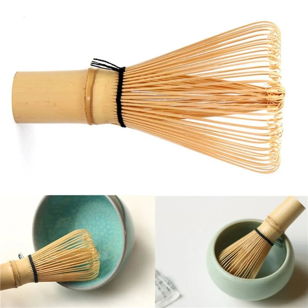 Japanese Bamboo Matcha Whisk, 64 Prongs