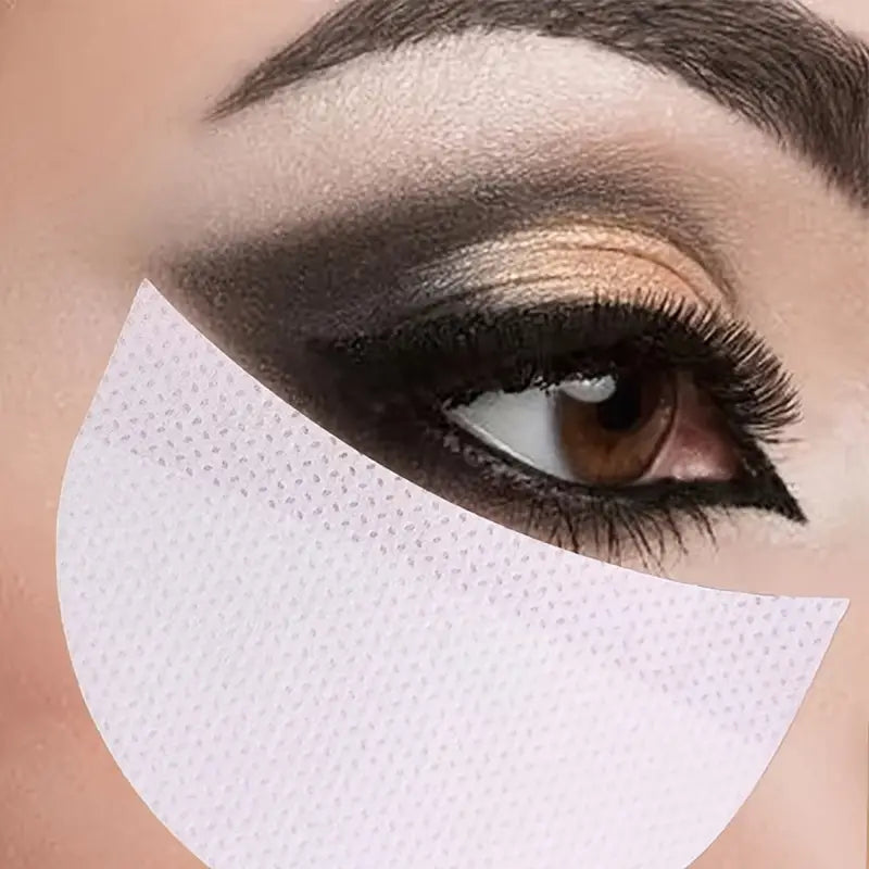 Half-Moon Shape Eyeshadow Patches for Makeup Residue