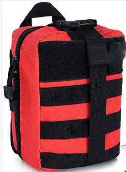 Survival Kit and First Aid Set for Outdoor Adventures.