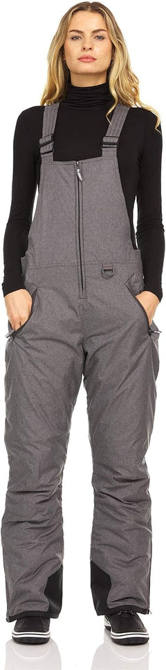 Womens Ski Snow Bibs Pants Insulated Water Resistant Overalls Snowboarding Winter Waterproof Pants Women.