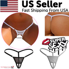 Sexy Women Lace Thong G-String Panties Lingerie Underwear Crotchless T-Back Mesh