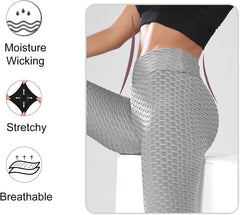 Booty Scrunch Leggings TIK Tok Leggings for Women Workout Yoga Pants High Waisted Tummy Control Butt Lift Tights 2 Pack