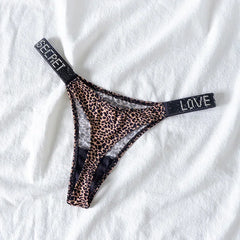 Shiny Rhinestone Thong Women Low Waist Panties Femme Sexy Underwear Ladies Briefs Lingere Panty Underware Lingerie Thongs T Pant