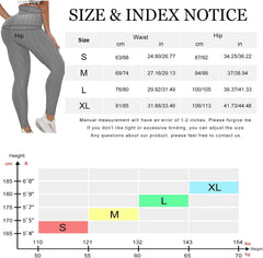 Booty Scrunch Leggings TIK Tok Leggings for Women Workout Yoga Pants High Waisted Tummy Control Butt Lift Tights 2 Pack