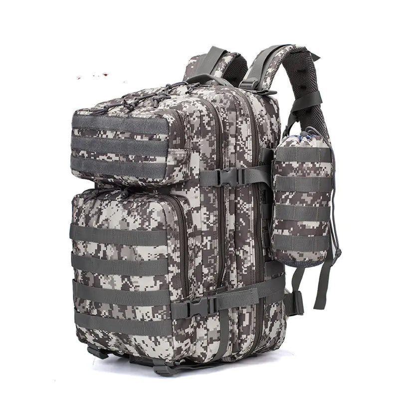 3P Tactical Backpack - Waterproof Camouflage Hiking Bag.