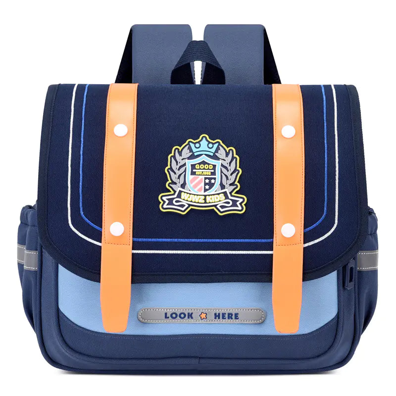 British Style Children's Backpack for School Students.