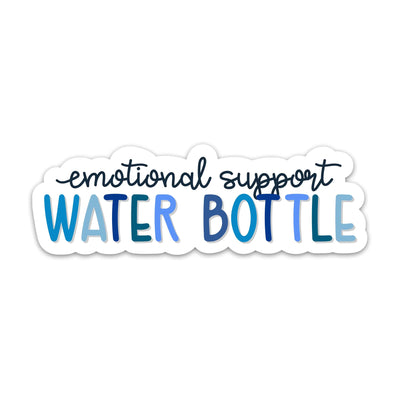 (3PCs) Emotional Support Water Bottle Sticker Hydration Quotes Health Awareness Decals Drink Water Waterproof Vinyl Stickers for Water Bottle Tumbler Hydroflask Laptop (3 Inches)