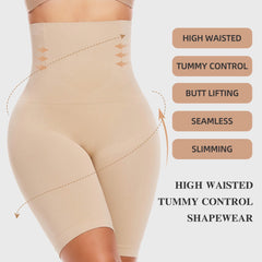 Shapewear Tummy Control Underwear Body Shaper for Women High-Waisted Thigh Slimming Butt Lifting Panties.