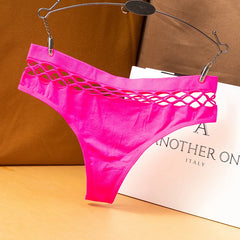 Mesh Hollowed Out Cotton Thong Women Panties Sexy Breathable Underwear Ladies Briefs Lingere Panty Underware Womens Lingerie