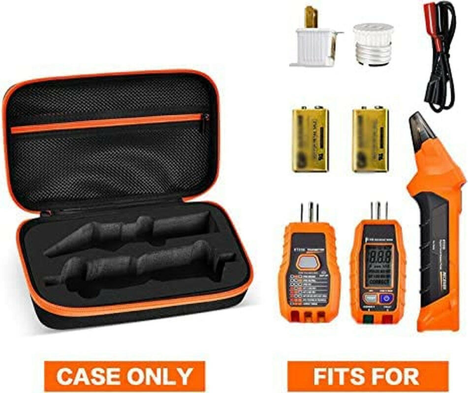 Storage Case for Klein Circuit Breaker Finder, Outlet Repair Kit & GFCI Tester - Box Only.