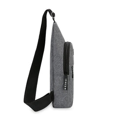 Chest Bag Men'S One Shoulder Crossbody Bag Large Capacity Outdoor Sports and Leisure Fashion Small Shoulder Bag Large Capacit
