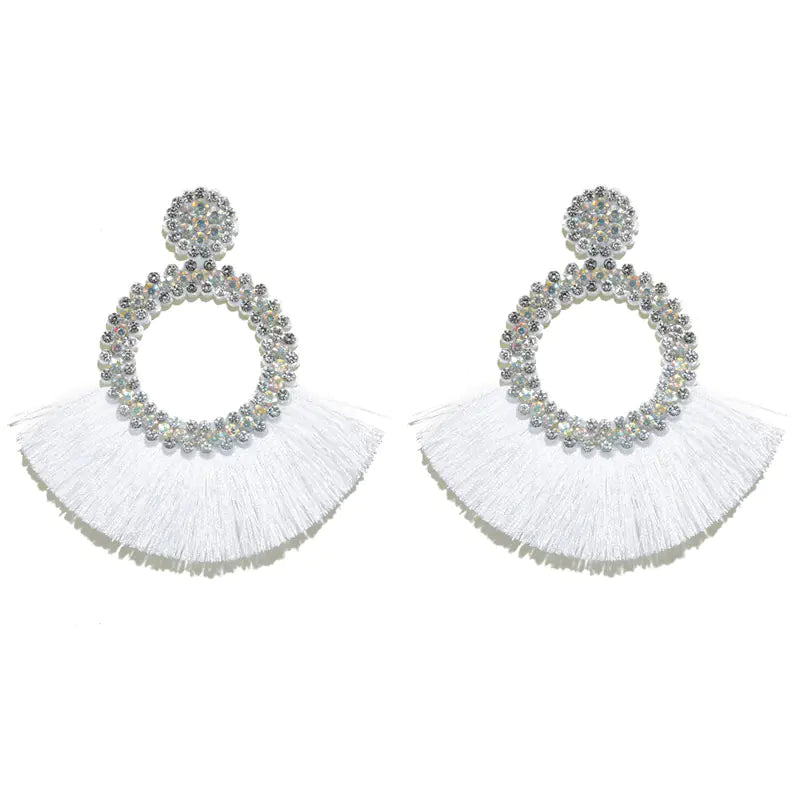 Bohemian Tassel Earrings for Women - Handmade Design