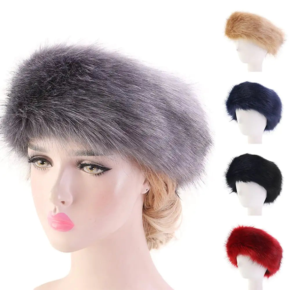 kawaii Chic Plush Ear Warmer Headband