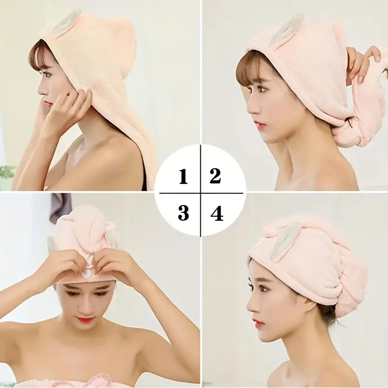 Bunny Ears Quick-Dry Cap