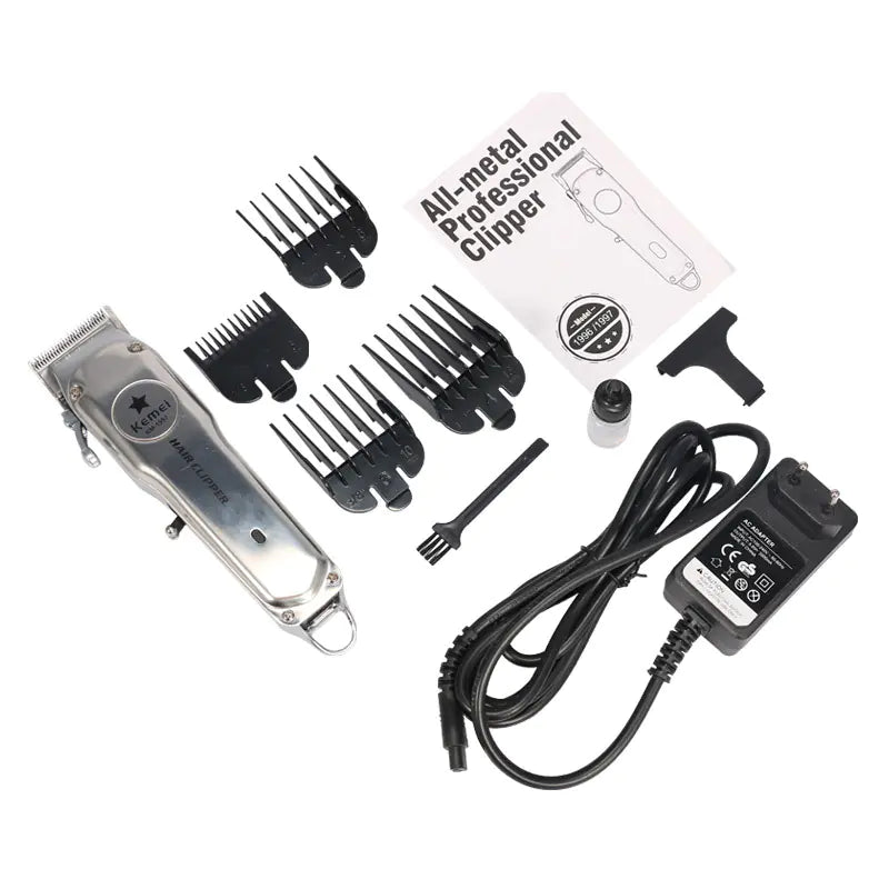 Kemei Rechargeable Electric Hair Clipper for Men.
