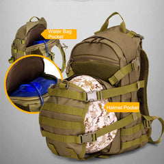 Tactical Vest Backpack, Large Waterproof Hiking Bag