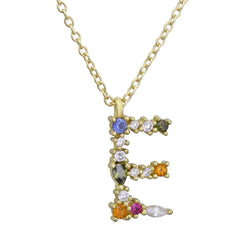 S925 Sterling Silver DIY Letter Pendant Necklace