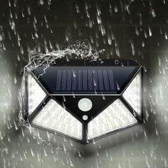 Solar lamp with advanced motion sensor for efficient outdoor lighting and enhanced security