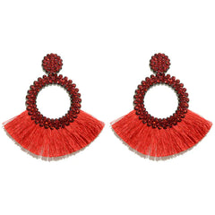 Bohemian Tassel Earrings for Women - Handmade Design