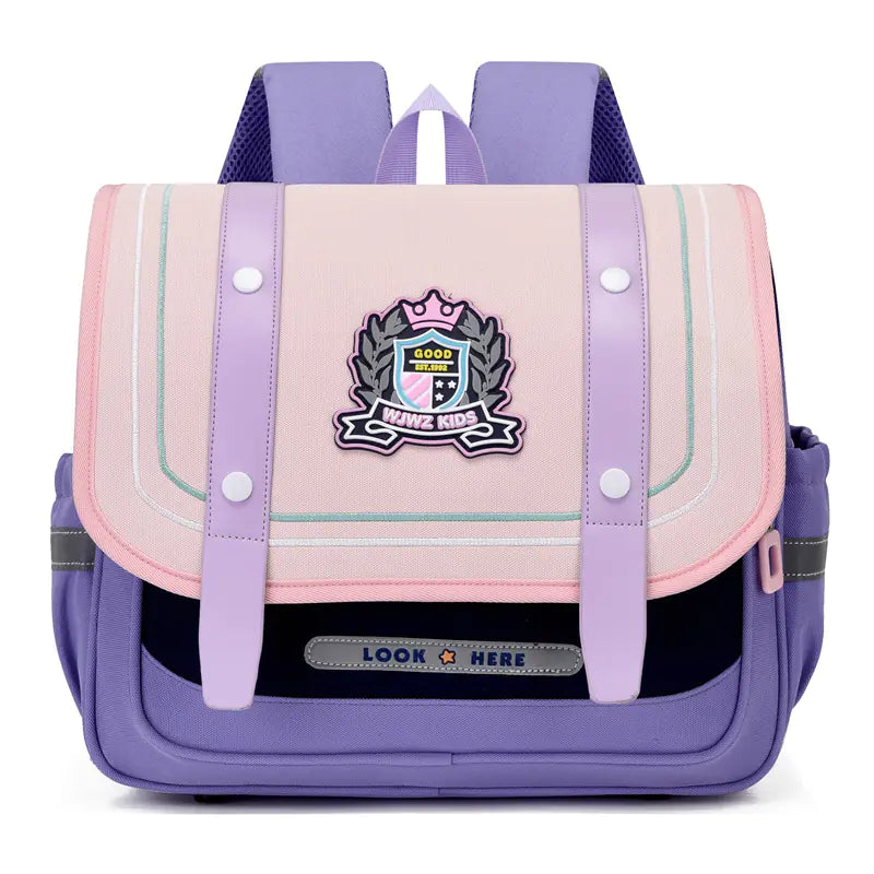 British Style Children's Backpack for School Students.