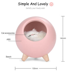 Energy-efficient LED night light providing soft illumination for bedrooms and hallways