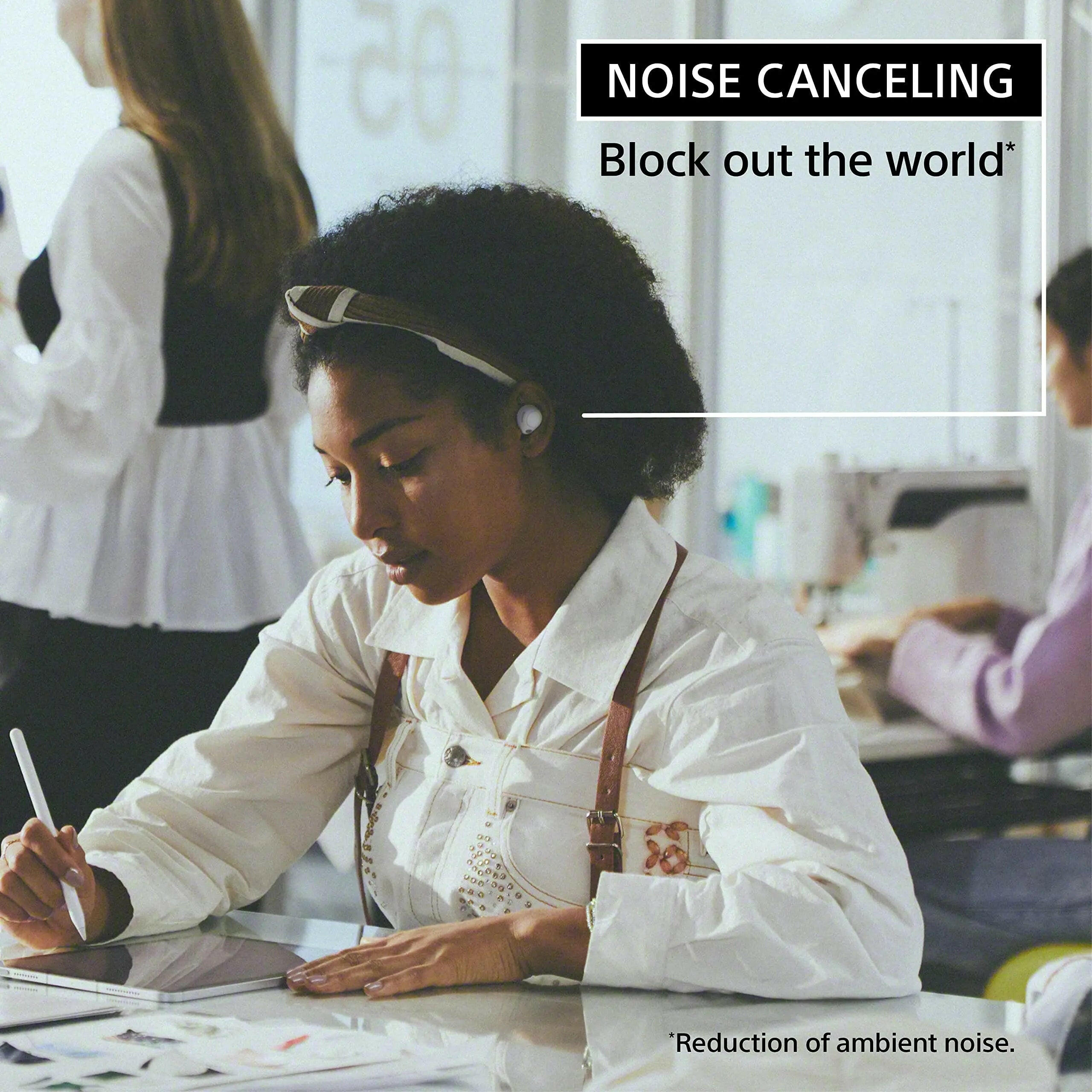 Certified Refurbished - Sony WF-C700N Truly Wireless Noise Canceling In-Ear Bluetooth Earbud Headphones - Black.