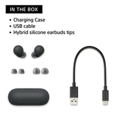 Certified Refurbished - Sony WF-C700N Truly Wireless Noise Canceling In-Ear Bluetooth Earbud Headphones - Black.