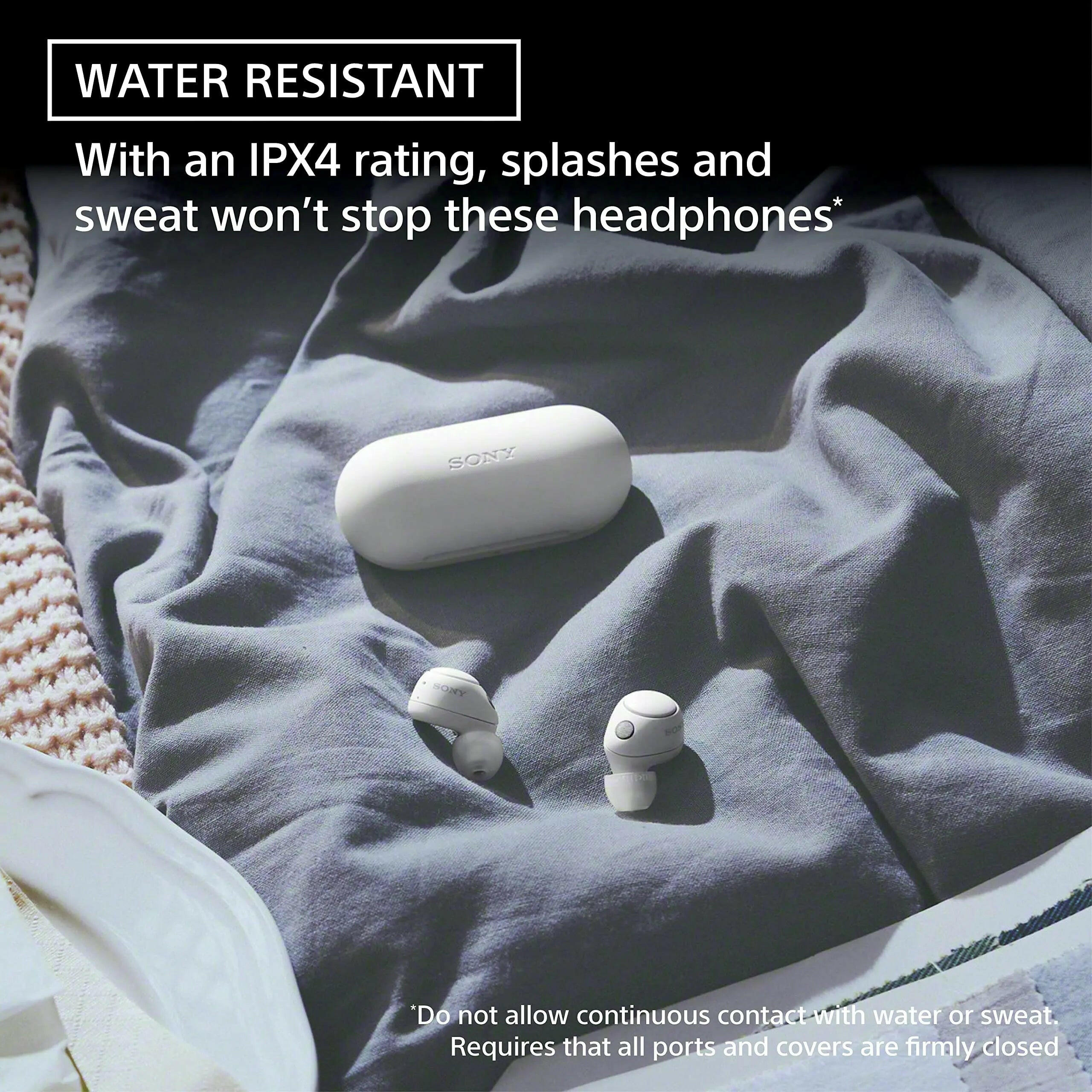 Certified Refurbished - Sony WF-C700N Truly Wireless Noise Canceling In-Ear Bluetooth Earbud Headphones - Black.