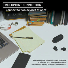 Certified Refurbished - Sony WF-C700N Truly Wireless Noise Canceling In-Ear Bluetooth Earbud Headphones - Black.