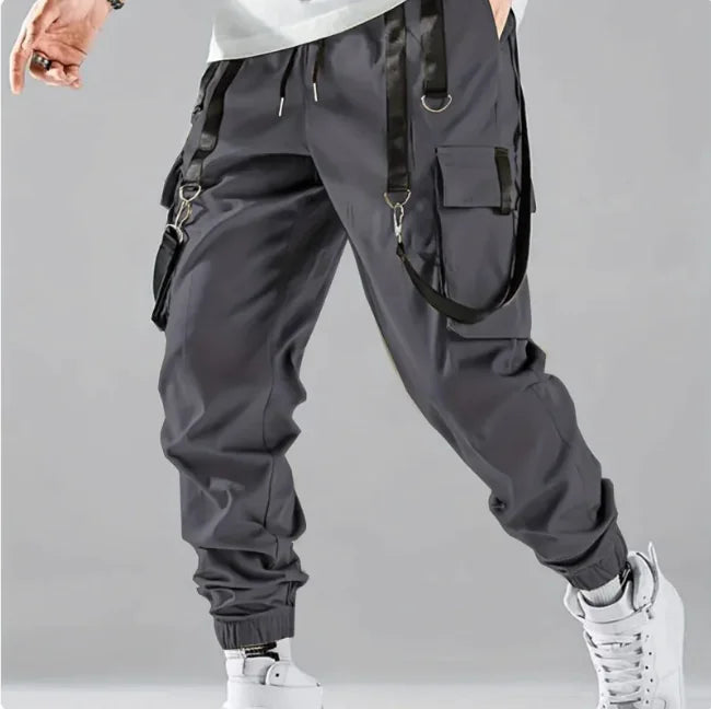 Multi-Pocket Techwear Cargo Pants.