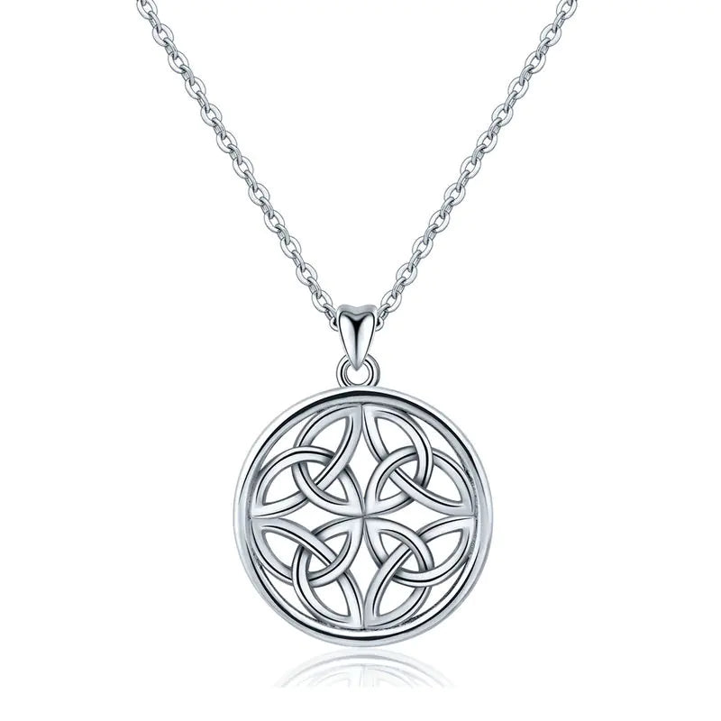 Celtic Knot S925 Sterling Silver Necklace Pendant