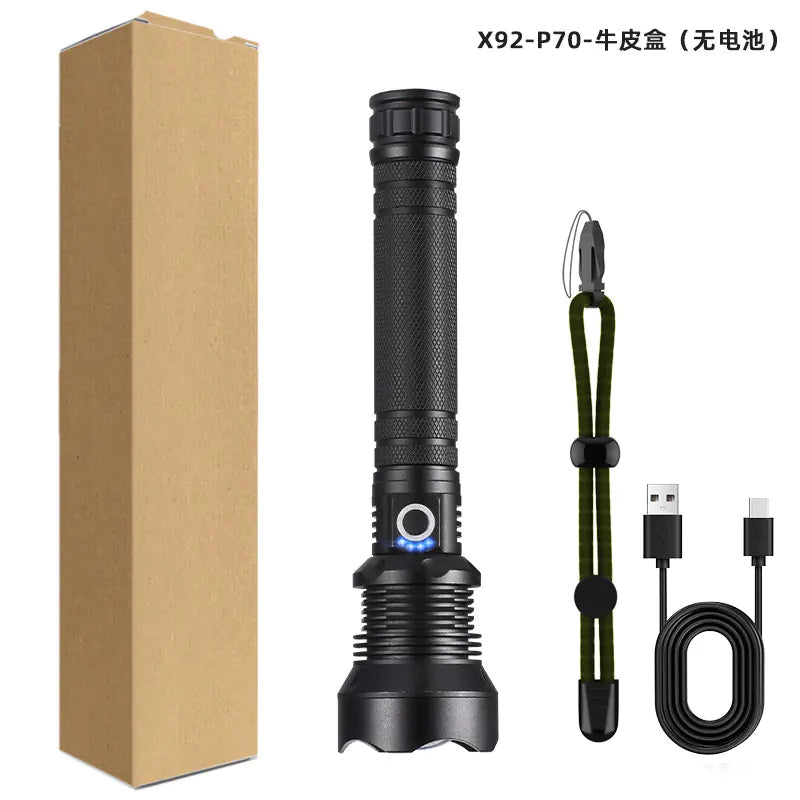 X92 PowerBeam USB Flashlight / X92 USB Ultra Bright Flashlight.