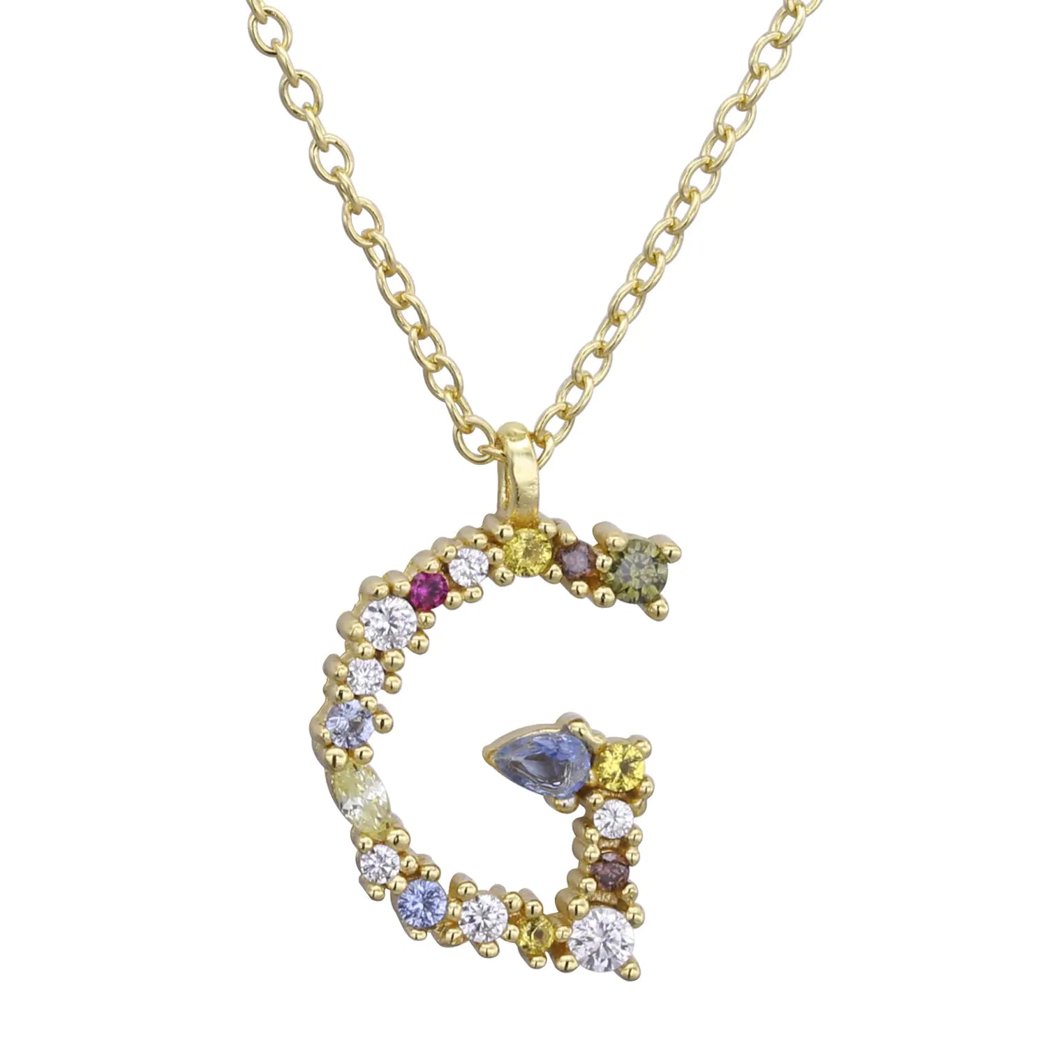 S925 Sterling Silver DIY Letter Pendant Necklace
